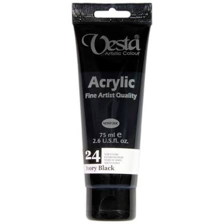 وستا 24 اکریلیک 75 میل مشکی لوری