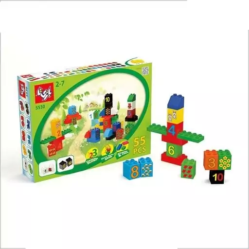 بازیتا لگو حساب اعداد 55 قطعه کد 64037