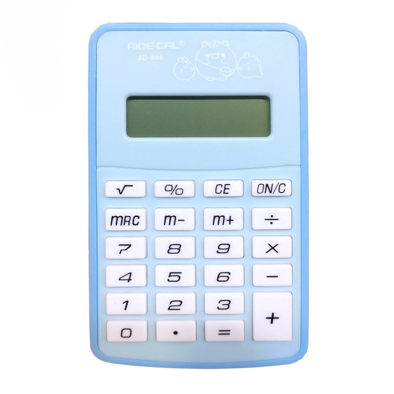 ایدکال ماشین حساب  رنگی کد 666